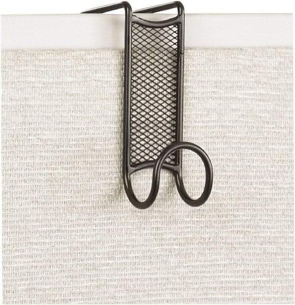 Safco - 1 Hooks, 4-1/4" Long x 1-3/4" Deep, Steel Over the Door Double Hook - 5" High - Makers Industrial Supply