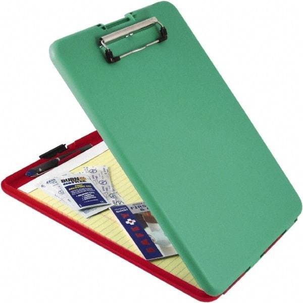 Saunders - 1-1/4" Long x 9-1/2" Wide, Clip Board - Red/Green - Makers Industrial Supply