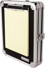 Vaultz - 9-3/4" Long x 2" Wide, Clip Board - Black - Makers Industrial Supply