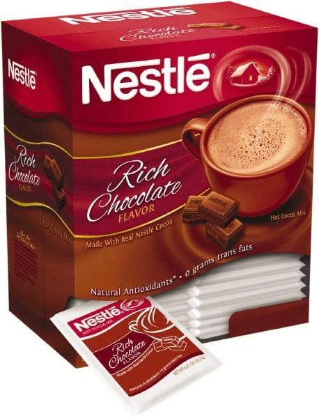 Nestle - Hot Cocoa Mix, Rich Chocolate, 0.71 oz Packets, 50/Box - Makers Industrial Supply