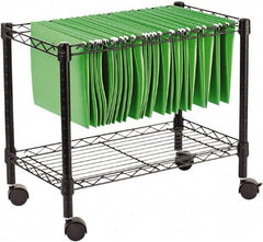 ALERA - 250 Lb Capacity, 24" Wide x 14" Long x 21" High File Cart - 1 Shelf, Steel - Makers Industrial Supply