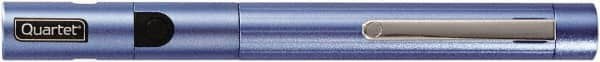 Quartet - Metal Pen Size Laser Pointer - Blue, 2 AAA Batteries Included - Makers Industrial Supply