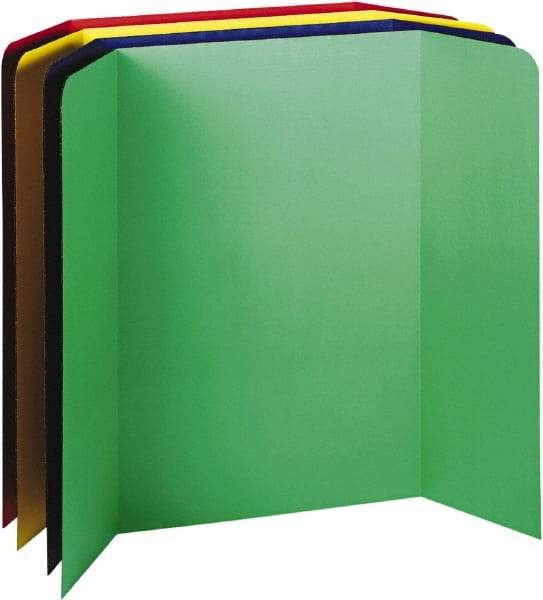 Pacon - Spotlight Corrugated Presentation Display Boards, 48 x 36, Assorted, 4/Carton, Display Board - Use with Science Fairs, Booths & Displays - Makers Industrial Supply