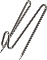 ADVANTUS - 25 Hooks, 1" Long x 1" Deep, Metal Hook Panel - 2-1/2" High - Makers Industrial Supply