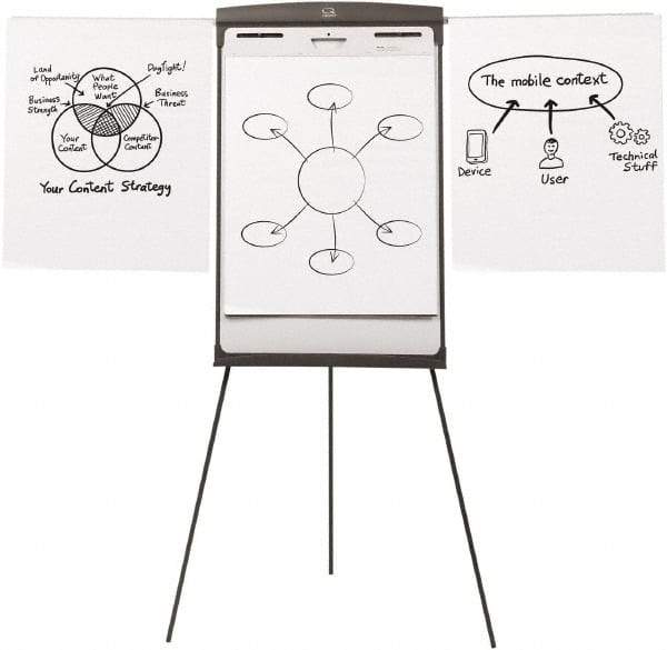 Quartet - Dry Erase Easel - 42 to 72" High - Makers Industrial Supply