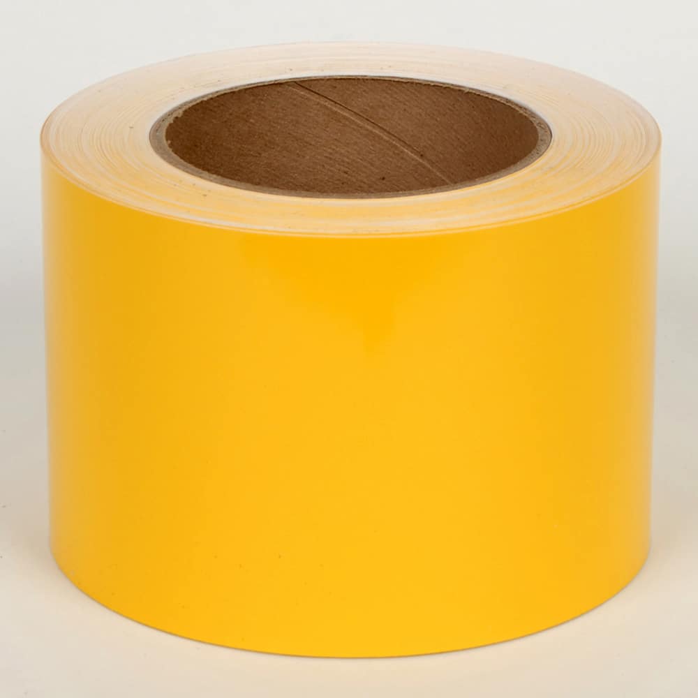 Cobra Systems - Labels, Ribbons & Tapes; Type: Vinyl Tape ; Color: Yellow ; For Use With: VNM8 ; Width (Inch): 6 ; Length (Feet): 150 ; Material: Vinyl - Exact Industrial Supply