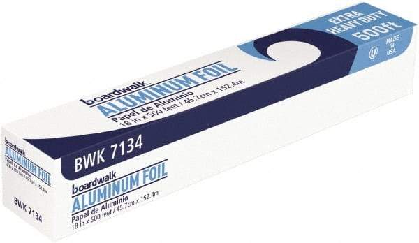 Boardwalk - Extra Heavy-Duty Aluminum Foil Roll, 18" x 500', Silver - Use with Food Protection - Makers Industrial Supply