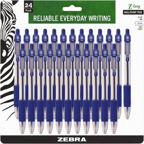 Zebra - Conical Ball Point Pen - Blue - Makers Industrial Supply