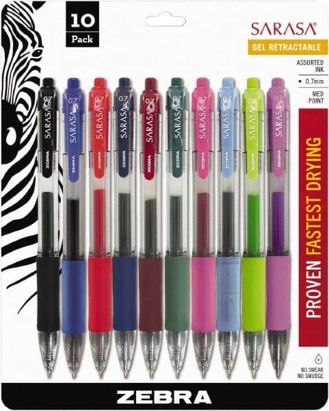 Zebra - Conical Roller Ball Pen - Assorted Colors - Makers Industrial Supply