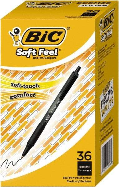 Bic - Conical Ball Point Pen - Black - Makers Industrial Supply