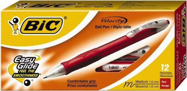 Bic - Conical Ball Point Pen - Red - Makers Industrial Supply