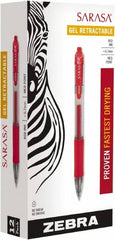 Zebra - Conical Roller Ball Pen - Red - Makers Industrial Supply