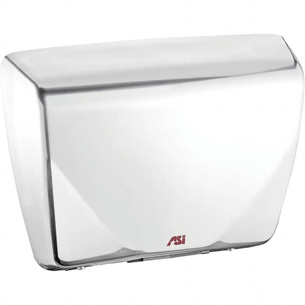 ASI-American Specialties, Inc. - 2200 Watt White Finish Electric Hand Dryer - 100-240 Volts, 18.3 Amps, 14-7/16" Wide x 10-13/16" High x 3-15/16" Deep - Makers Industrial Supply