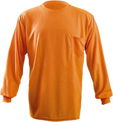 OccuNomix - Size M Hi-Viz Yellow High Visibility Long Sleeve T-Shirt - Makers Industrial Supply