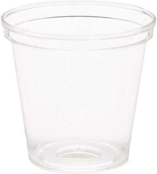 WNA - Comet Plastic Portion/Shot Glass, 1 oz, Clear - Clear - Makers Industrial Supply