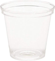 WNA - Comet Plastic Portion/Shot Glass, 1 oz, Clear - Clear - Makers Industrial Supply