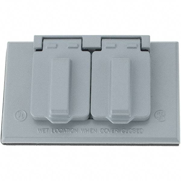 Leviton - Electrical Outlet Box Polycarbonate Device Cover - Makers Industrial Supply