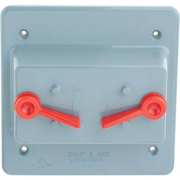 Leviton - Electrical Outlet Box Polycarbonate Device Cover - Makers Industrial Supply