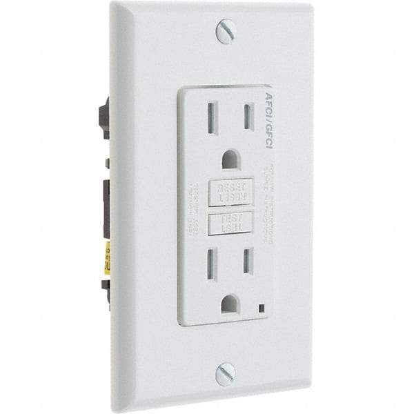 Leviton - GFCI Receptacles Grade: Commercial Color: White - Makers Industrial Supply