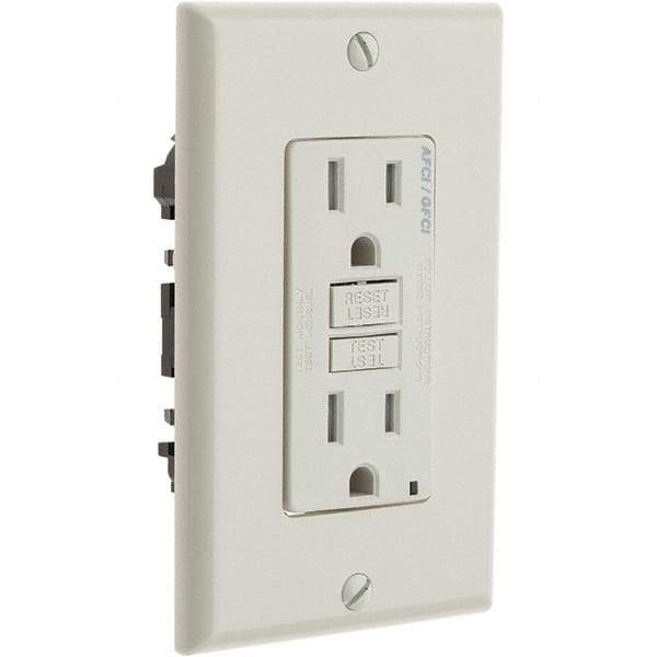 Leviton - GFCI Receptacles Grade: Commercial Color: Light Almond - Makers Industrial Supply