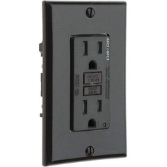 Leviton - GFCI Receptacles Grade: Commercial Color: Brown - Makers Industrial Supply