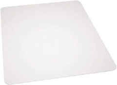 Ability One - 60" Long x 60" Wide, Chair Mat - Rectangular, Beveled Edge Style - Makers Industrial Supply