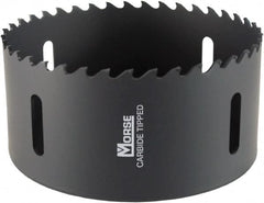 M.K. MORSE - 4-1/2" Diam, 1-15/16" Cutting Depth, Hole Saw - Carbide-Tipped Saw, Toothed Edge - Makers Industrial Supply