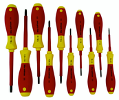 Insulated Torx® Screwdriver Set T6 - T30. 10 Pieces - Makers Industrial Supply