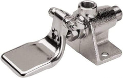 SANI-LAV - Faucet Replacement Single Pedal Foot Valve - Floor Mount - Brass, Use with Sinks, Wash Stations Scrub Sinks - Makers Industrial Supply