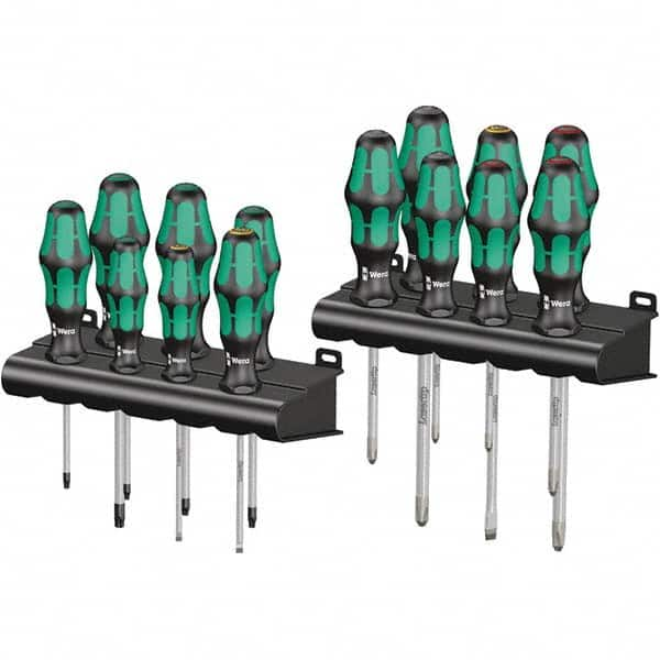 Wera - Screwdriver Sets Screwdriver Types Included: Phillips; Pozidriv; Slotted; Torx Number of Pieces: 14 - Makers Industrial Supply