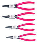 Wiha Straight Internal Retaining Ring Plier Set -- 4 Pieces -- Includes: Tips: .035; .050; .070; & .090" - Makers Industrial Supply