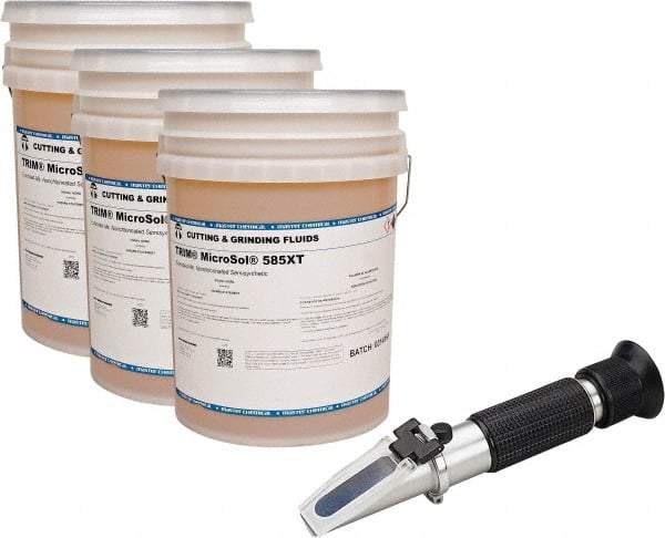 Master Fluid Solutions - Trim MicroSol 585XT, 5 Gal Pail Cutting & Grinding Fluid - Semisynthetic, For Machining - Makers Industrial Supply