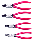 Wiha 90 Degree Bent Internal Retaining Ring Plier Set -- 4 Pieces -- Includes: Tips: .035; .050; .070; & .090" - Makers Industrial Supply