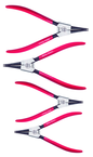 Wiha Straight External Retaining Ring Plier Set -- 4 Pieces -- Includes: Tips: .035; .050; .070; & .090" - Makers Industrial Supply
