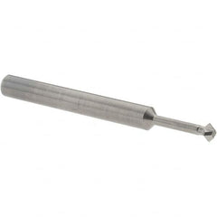 Accupro - 5/32° 5/32" Cut Diam, 0.078" Cut Width, 3/16" Shank, Solid Carbide Double-Angle Cutter - Makers Industrial Supply