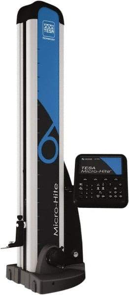 TESA Brown & Sharpe - 14" Electronic Height Gage - 0.001, 0.0001, 0.00001" Resolution, Accurate to 0.00008", Hybrid Touch Screen and Touch Pad Display, USB, RS-232 Data Output - Makers Industrial Supply