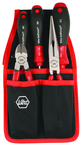 Soft Grip Belt Pack Pouch Set With Slotted & Philips Drivers Diagonal Cutters & Long Nose Pliers. 5 Pc. Set - Makers Industrial Supply
