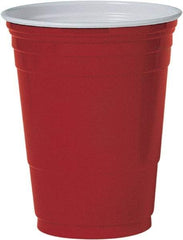 Solo - Plastic Party Cold Cups, 16 oz - Red - Makers Industrial Supply