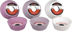 Camel Grinding Wheels - 5" Diam, 1-1/4" Hole Size, 1-3/4" Overall Thickness, 60 Grit, Type 11 Tool & Cutter Grinding Wheel - Medium Grade, Aluminum Oxide, K Hardness, Vitrified Bond - Makers Industrial Supply