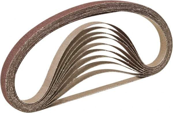 Camel Grinding Wheels - 1/4" Wide x 24" OAL, 40 Grit, Aluminum Oxide Abrasive Belt - Aluminum Oxide, Medium, Coated, X Weighted Cloth Backing, Dry, Series A3 - Makers Industrial Supply