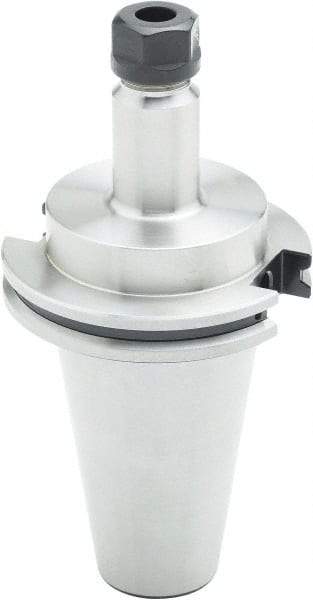 Parlec - 0.5mm to 10mm Capacity, 4" Projection, CAT50 Taper Shank, ER16 Collet Chuck - 8" OAL - Exact Industrial Supply