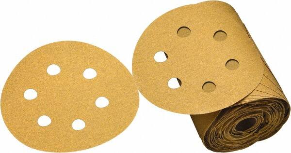 3M - 6" Diam, 220 Grit FEPA, Aluminum Oxide Adhesive PSA Disc - Makers Industrial Supply