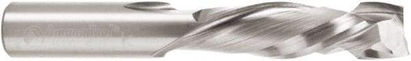 Amana Tool - 1/2" Cutting Diam x 1-5/8" Length of Cut, 2 Flute, Compression Spiral Router Bit - Right Hand Cut, Solid Carbide, 3-1/2" OAL x 1/2" Shank Diam, Laminate Trim - Makers Industrial Supply