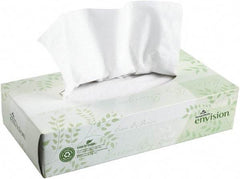 Georgia Pacific - Flat Box of White Facial Tissues - 2 Ply, Recycled Fibers - Makers Industrial Supply