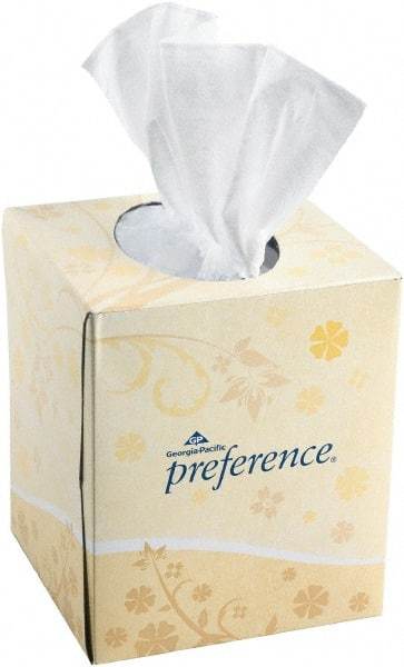 Georgia Pacific - Tall Box of White Facial Tissues - 2 Ply, Recycled Fibers - Makers Industrial Supply