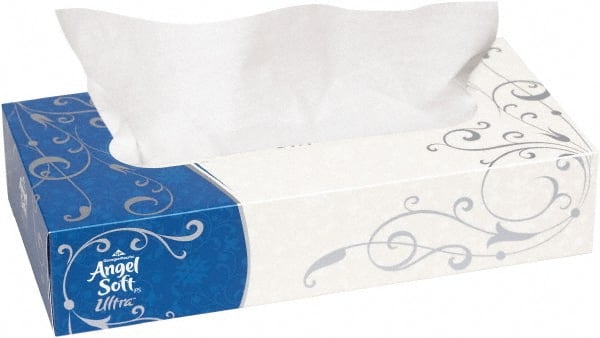 Georgia Pacific - 30 125-Sheet Boxes Flat Box of White Facial Tissues - Makers Industrial Supply