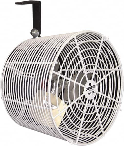 Schaefer Ventilation Equipment - 8" Blade, 1/100 hp, 450 CFM, Industrial Circulation Fan - Ceiling Mount, 1 Speed - Makers Industrial Supply