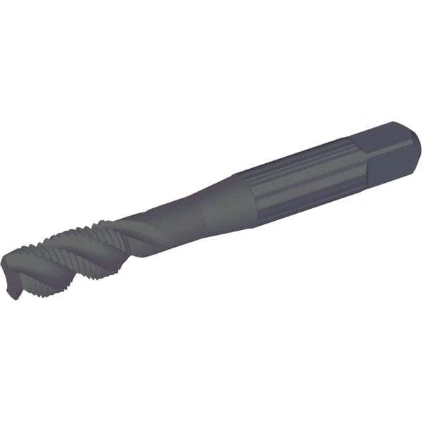 Kennametal - M16x1.50 3 Flute Bottoming Spiral Flute Tap - Vanadium High Speed Steel, Oxide Finish, 3-13/16" OAL, Right Hand Flute, Right Hand Thread, D6, Series GOtap\xAE - Makers Industrial Supply