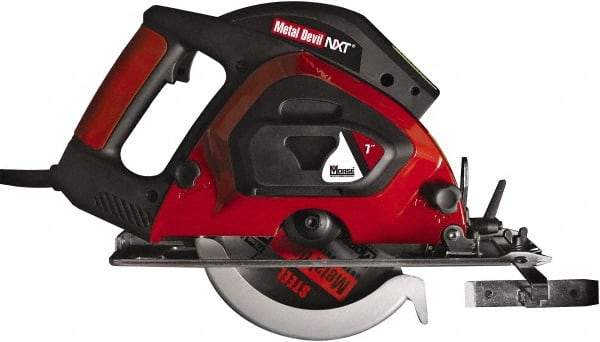 M.K. MORSE - 9 Amps, 7" Blade Diam, 3,500 RPM, Electric Circular Saw - 6' Cord Length, 20mm Arbor Hole, Right Blade - Makers Industrial Supply