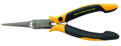 Long Needle Nose Pliers; Straight; Serrated Jaws ESD Safe Precision - Makers Industrial Supply